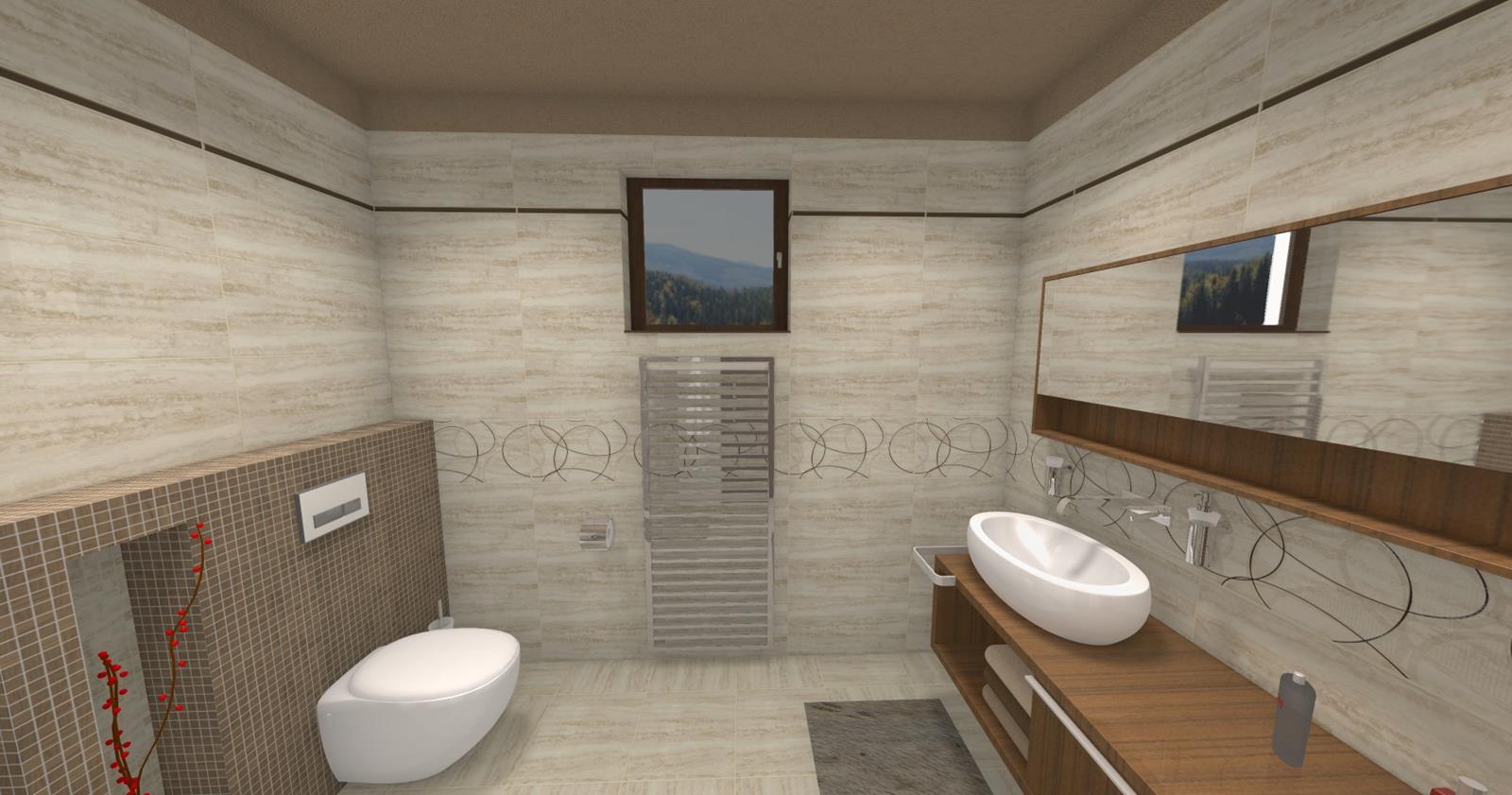 Luxusná elegantná kúpeľňa s dizajnovým umývadlom od Antonia Citteria