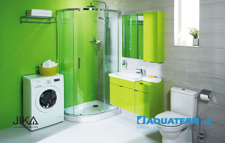 Zelená kúpeľňa Tigo | JIKA - kúpeľne v jarných farbách - Aquaterm.sk