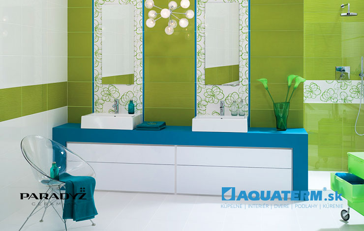 Žiarivá zelená kúpeľna Vivida | PARADYZ - kúpeľne v jarných farbách - Aquaterm.sk