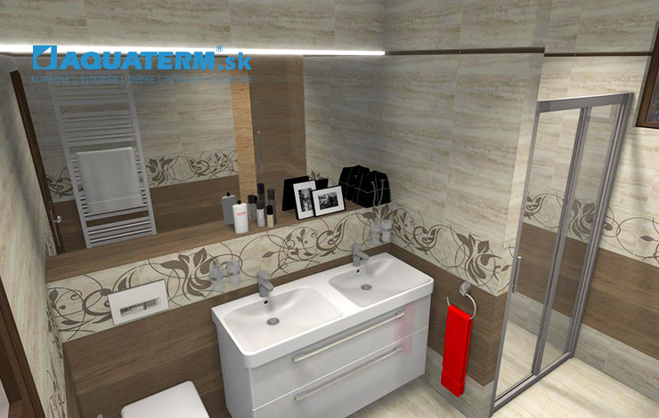 Kúpeľne pre dvoch - inšpirácie - 3D návrhy - AQUATERM 1
