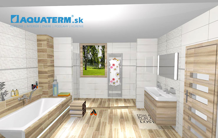 Kúpeľne pre dvoch - inšpirácie - 3D návrhy - AQUATERM 13