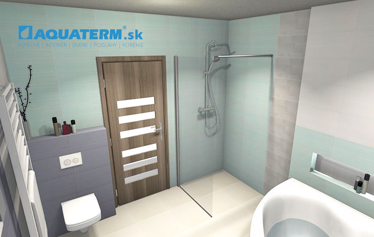 Kúpeľne pre dvoch - inšpirácie - 3D návrhy - AQUATERM 22