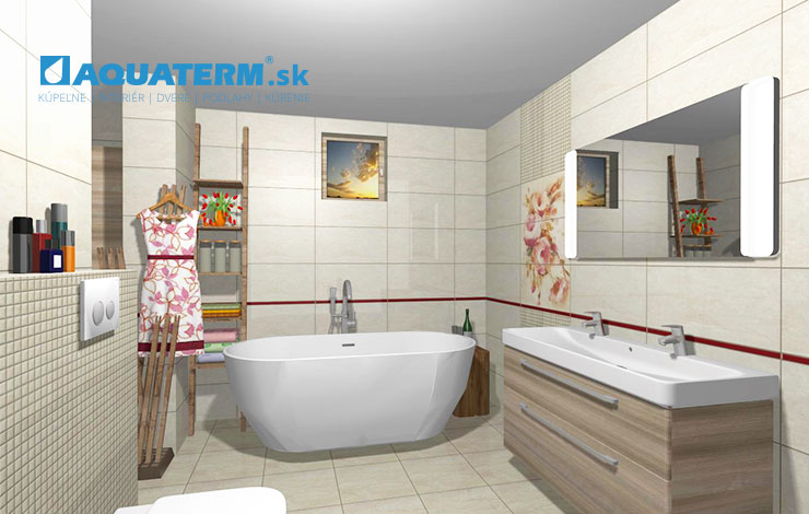 Kúpeľne pre dvoch - inšpirácie - 3D návrhy - AQUATERM 27