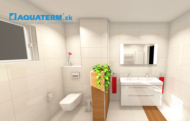 Kúpeľne pre dvoch - inšpirácie - 3D návrhy - AQUATERM 32