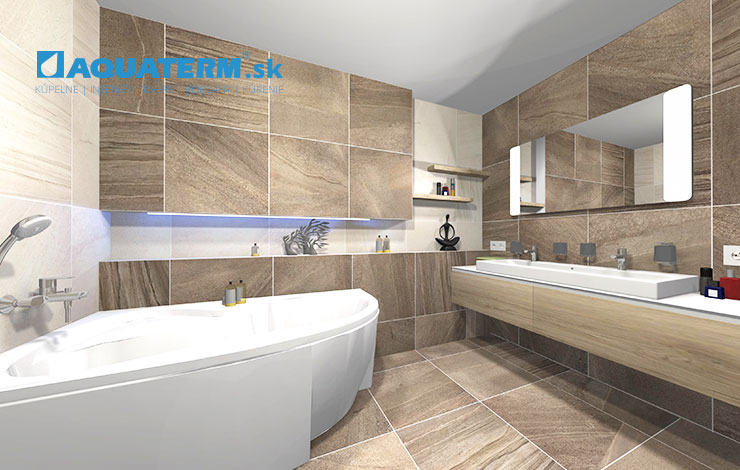 Kúpeľne pre dvoch - inšpirácie - 3D návrhy - AQUATERM 8