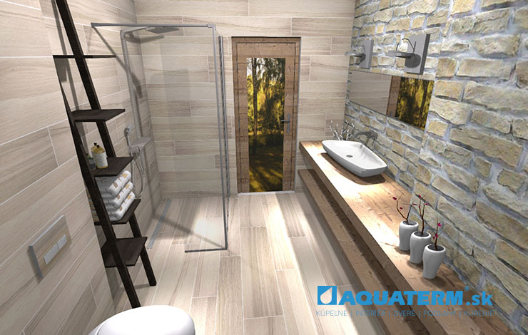 3D návrh kúpeľne na mieru, kúpeľňová inšpirácia, Aquaterm