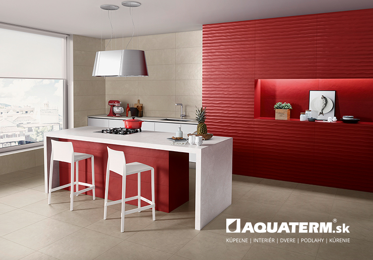 Splash červená - Obklady do kuchyne | AQUATERM Kúpeľne, kuchyne, interiér