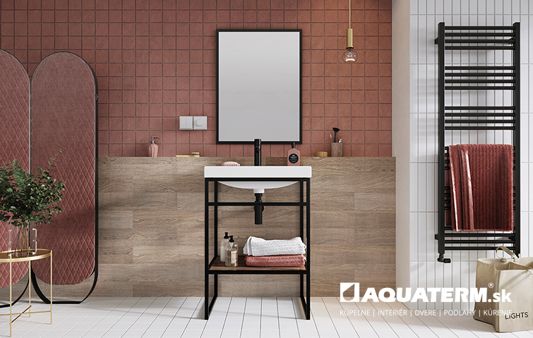 Kúpeľňové zrkadlo Lotosan Frame s rámom, kúpeľňový nábytok Lotosan Craft, Aquaterm kúpeľňa