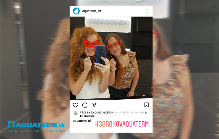 Instagramová súťaž o kúpeľňové doplnky Lotosan, Aquaterm kúpeľne, 30 rokov Aquaterm