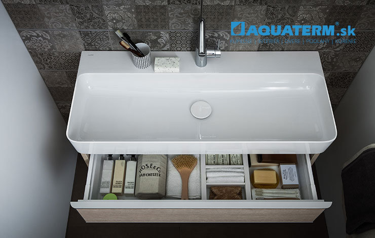 Závesná skrinka pod umývadlo, kúpeľňový nábytok - Rady a tipy pre malú kúpeľňu - Aquaterm.sk