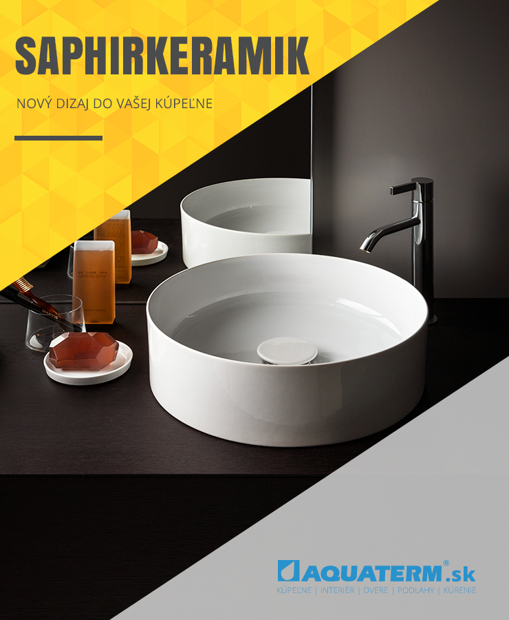SaphirKeramik - nový dizajn do vašej kúpeľne