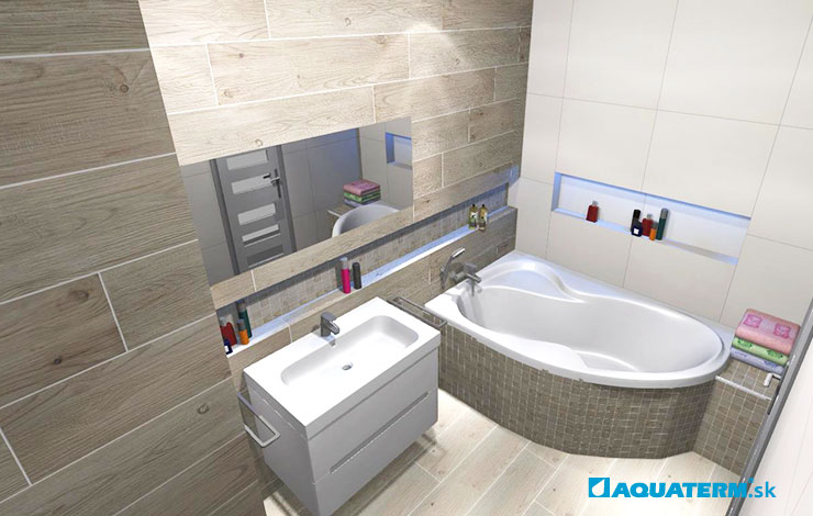 Inšpirácie pre vašu kúpeľnu - 3D návrhy na mieru - December 2015