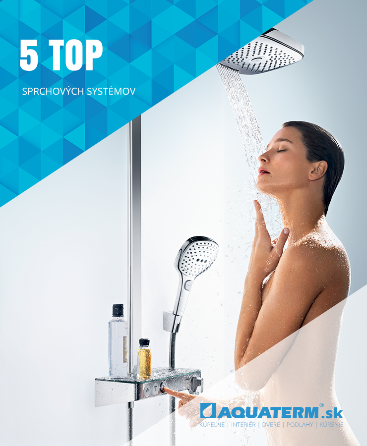5 top sprchových systémov
